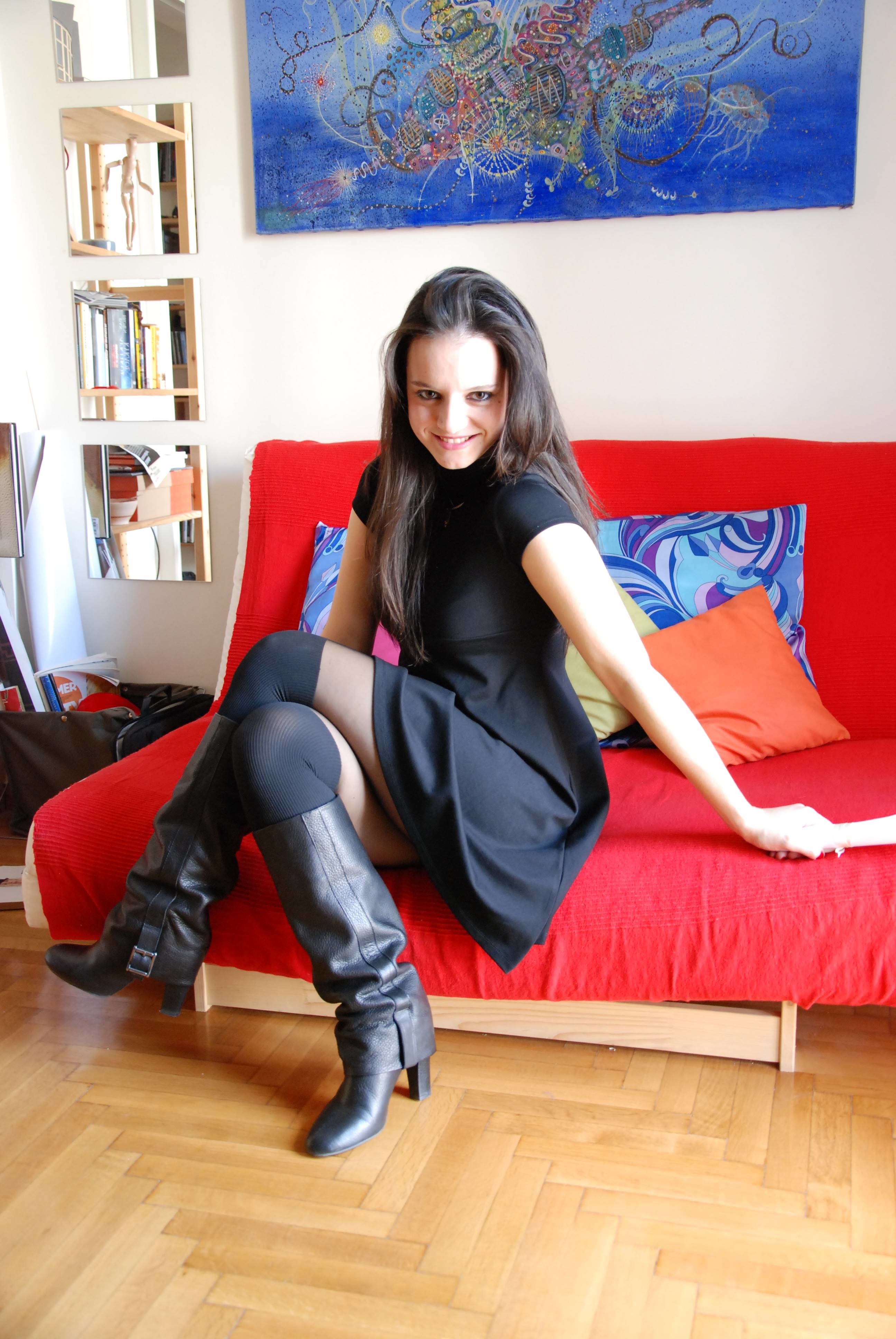 Mixed Set of Amateur Nonnude Teen Girlfriends with Small Tits Wearing Stockings