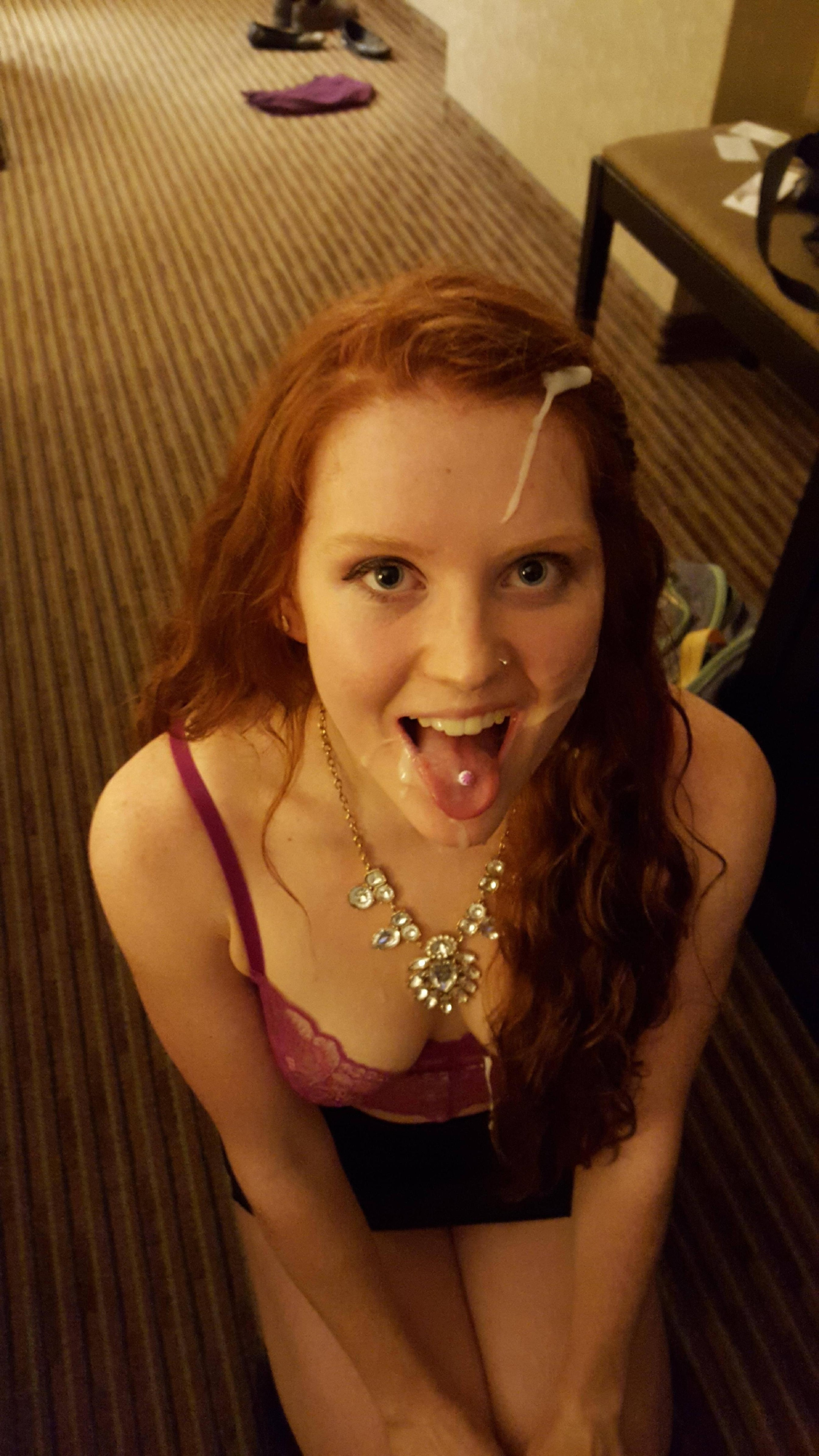 Redhead Amatuer Blowjob