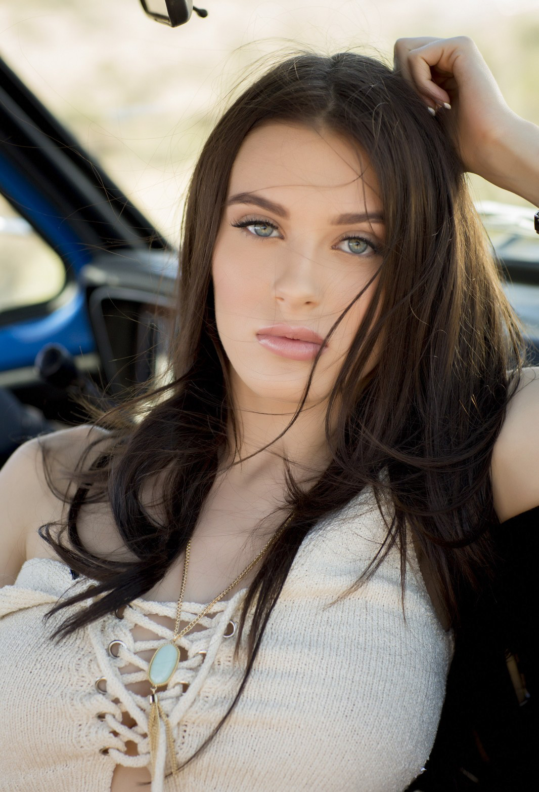 Mixed Set of Nonnude Lana Rhoades with Outie Belly Button Wearing Jeans -  Image Gallery #439175